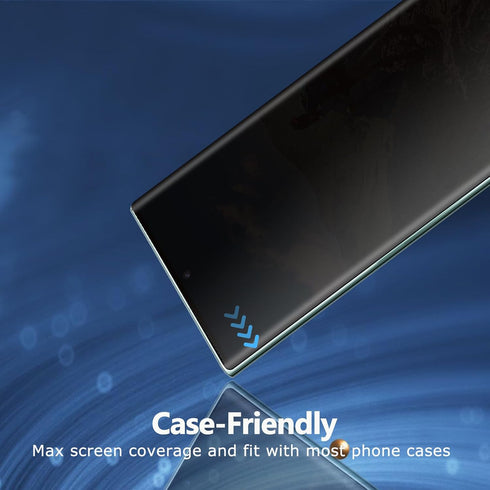 Privacy Screen Protector Samsung Galaxy S22 Ultra, Anti-Spy Tempered Glass, Bubble Free Tempered Glass Film, Black Private Tempered Glass, Anti Sc...