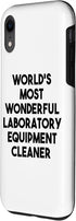 iPhone XR World's Most Wonderful Laboratory Equipment Cleaner Case...