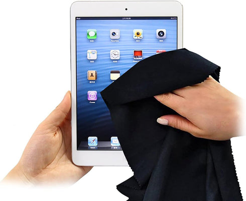 Extra Large Microfiber Cleaning Cloths(12"x 12") for Glasses or Eyeglass, Phone,Computer Screen,Camera Lens,Eye Glasses Lens Cleaner,Eyeglass Clea...
