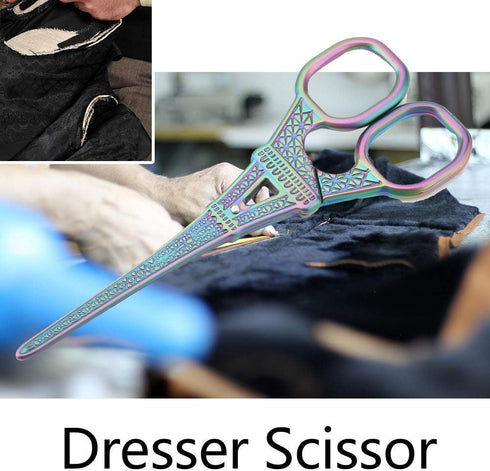 Eiffel Tower Scissors, Stainless Steel DIY Fashionable Sewing Shears Art Work Dresser Embroidery Tool (multicolour)...