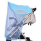 Universal Stroller Sunshade Canopy with Mosquito Net Insect Shield Netting Anti-UV Baby Stroller Sun Visor Infant Carriage Trolley Parasols Canopy...