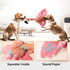 Cute Animal Squeaky Dog Toys for Large and Medium Breed Dogs and Pupplies, Stuffed Dog Chew Toys with Crinkle Paper and Durable Ropes, Soft Tug Pl...