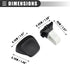 Motoforti 1 Set Automatic Shift Knob Accessories, for Jeep Cherokee 2014-2018, Plastic, 5YD261X9AA 5YD291X9AA Black...