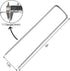 24 Pack Garden Stakes, U-Shaped Tent Stakes, Galvanized Landscape Staples, Ground Stakes, for Landscaping Securing Weed Barrier Fabric, Irrigation...