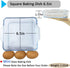 MINI- 6.5in Square Glass Baking Dish for Oven, Borosilicate Glass Casserole Dish, Glass Baking Pan for Air Fryer Oven...