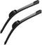 26" + 14" Replacement For Hyundai Santa Fe 2018-2013 /Nissan Rogue 13-08 Versa 12-07 /Toyota Yaris Sedan 15-06 Front Windshield Wiper Blade Origin...