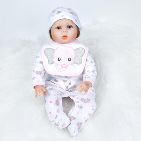 Reborn Baby Dolls Clothes 22 Inch Cute Elephant Girl Outfits for 20-22 Inch Newborn Doll Clothing Accessories…...