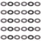 with Washers 10pcs Alloy Steel Durable AXK0819 AXK1226 Thrust Bearing Corrosion Resistance Silver Industrial Bearing Robotics(AXK1226 12x26x4mm)...