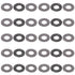 with Washers 10pcs Alloy Steel Durable AXK0819 AXK1226 Thrust Bearing Corrosion Resistance Silver Industrial Bearing Robotics(AXK1226 12x26x4mm)...