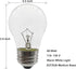 Oven Light Bulb 40 Watt Appliance Light Bulb, High Temperature 300 Degree Resistant Appliance Bulb for Oven, Stove, Refrigerator, Microwave Range ...
