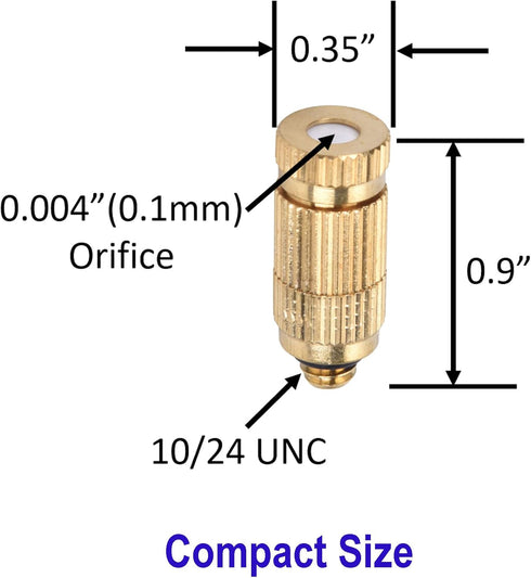 Humidifier Spray Nozzles Compatible with All DIGI MISTER Humidifiers (Pack of 5)...