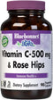 BlueBonnet Nutrition Vitamin C-500 mg Plus Rose Hips Vegetable Capules, for Immune Health, for Antioxidant Protection, Soy Free, Gluten Free, Non-...