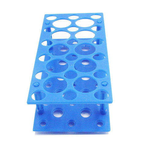 3 PCS 28 Well Centrifuge Tube Rack for 10ml/15ml/50ml Laboratory Plastic Tube Rack Holder(Light Blue)...