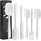 6 Piece Silicone Spatula Set - Heat Resistant Nonstick Spatulas Set with Stainless Steel Core, Food Grade Silicone Spatulas for Baking Cooking Mix...