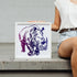 Rhino Stencil 11.8×11.8inch Large Rhino Animals Stencil Reusable Animal Drawing Template with Paint Brush for Art Crafts Canvas Furniture Wall Woo...