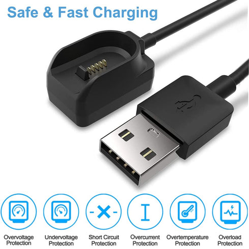 Compatible with Plantronics Voyager Legend Charger, Replacement USB Charging Cable Dock for Voyager Legend Wireless Bluetooth Headset [ 27cm, 2-Pa...