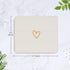 Seorsok Square Aesthetic Cute Heart Mouse Pad,Office Home Personalized Mouse Mat Design,Waterproof Funny Mousepad,Non-Slip Rubber Base Computer Mo...