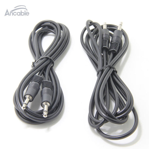 Ancable 2-Pack 3.5mm 1/8 TS Male Mini Plug to Male Mini Plug Monaural Mono Audio Cable 6ft - 12V Trigger, IR Infrared Sensor Receiver Extender...
