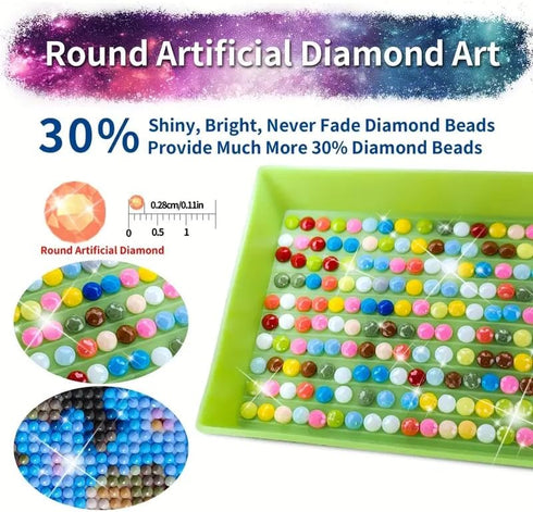JFYHAB Chicken Diamond Painting Kits for Adults, Full Drill Sunflowers 5D Diamond Painting by Number Kits for Home Wall Decor, Diamond Art Kits, D...
