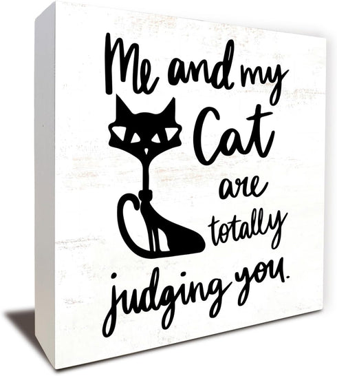 Funny Cat-Sign Decor for Cat Lovers, Black Cat Decor, Cat Signs, Black Cat Decor, Funny Cat Gifts, Cat Gifts for Cat Lovers, Black Cat Gifts, Cat ...
