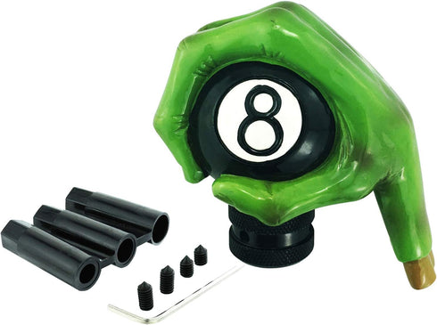 Abfer Green Gear Shifter Knobs Car Handle Stick Shift Knob Unique Shape Fit MT Automatic Vehicle Trucks...