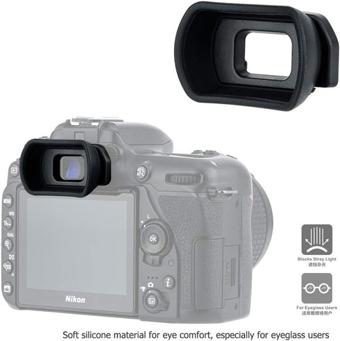 Soft Silicon Camera Viewfinder Eyecup Eyepiece Eyeshade for Nikon D780 D750 D610 D600 D7500 D7200 D7100 D7000 D5600 D5500 D5300 D5200 D5100 D5000 ...