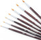 Transon Small Detail Paint Brushes 7pcs for Model Painting Acrylic, Gouache, Oil, Tempera and Face Painting...