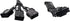 Premium Sleeved 12VHPWR PCI-e 5.0 16Pin (12+4) to Triple 8-Pin GPU Power Extension Cable (F04-303BK)...