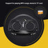 93dB Portable Wired Headset, Support FM Automatic Search, Foldable Noise Cancelling Headphone, for Sports for Travel...