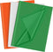 PLULON 60 Sheets Orange Green White Tissue Paper Bulks, Tissue Paper for Gift Bags for St Patrick's day Birthday Gift Wrapping Paper Wedding Holid...