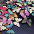 AKOAK 50 Pcs Butterfly Wood Button Retro Ancient Ways Manual Special Butterfly Button Dazzle Color Adornment Button Dress Acts The Role of Article...