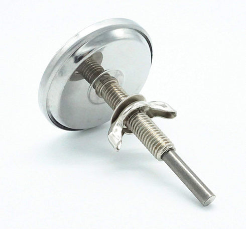 DOZYANT BBQ Charcoal Grill Smoker Temperature Gauge 2 PCS Pit Barbecue Thermometer Fahrenheit and Heat Indicator for Meat Cooking Port Lamb Beef, ...