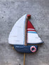 LILIAO Nautical Cookie Cutter Set - 4 Piece - Anchor, Sailboat, Rudder and Dolphin Biscuit Fondant Cutters - Stainless Steel...