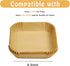 150 Pack Square Mini Air Fryer Liners for 2qt Air Fryer...