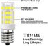 E17 LED Bulb, Stovetop Light, Appliance Bulb Under Microwave Oven, Non-Dimmable, 4W Daylight White 6000K, 110V-130V, 2-Pack...