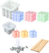 2 Pack of Candle Mold, Very Cute Silicone Mold with 20 Wicks Included for Candle Making, Soap Mold for Soap Making....