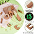 FASHEWELRY 18pcs Wood Resin Earrings Making Kit Glow in The Dark Boho Wooden Charms & Earring Hooks & Jump Rings for DIY Earring Necklace Jewelry ...