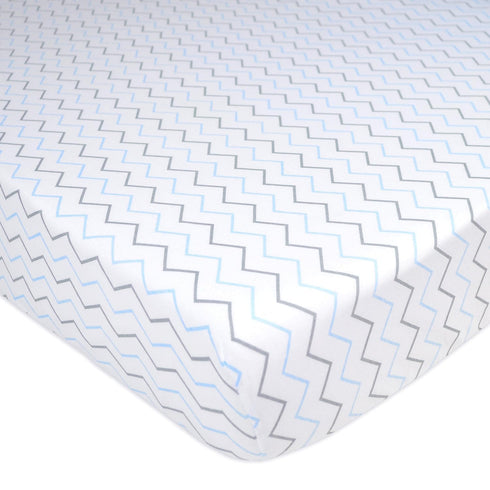 American Baby Company 100% Natural Cotton Fitted Mini Crib Sheet 38" x 24" - Soft & Breathable Small Nesting Portable Crib Sheet, Fits Pack N Play...