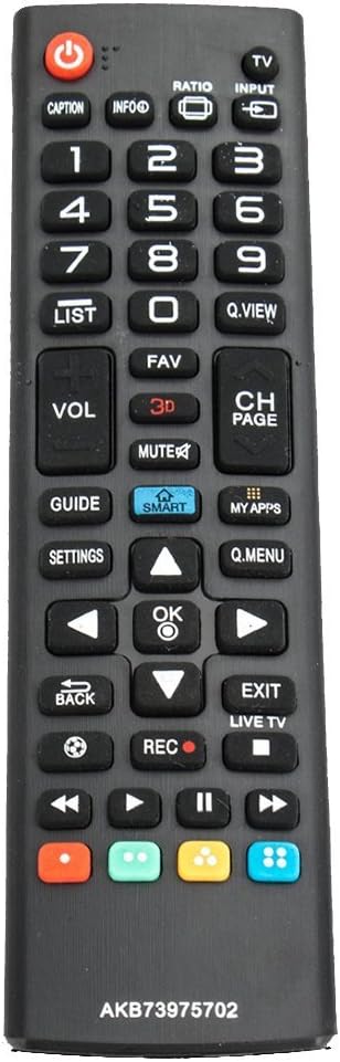 AKB73975702 Remote Control Replacement for LG Smart LED HDTV sub AKB74475401, AKB73975701 & AGF76631042...