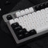 Black and White Keycaps Set 150 Keys MSA Profile Doubleshot Custom Keycaps for Cherry MX Gateron Kailh Box Switches Mechanical Gaming Keyboard...