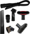 Vacuum Attachments Accessories 1 1/4 inch Vacuum Cleaner Tools Kit Vacuum Dusty Brush with 1 1/4 inch or 1 3/8 inch Standard Hose Adapter...