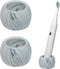 Small Ceramic Electric Toothbrush Holder Stand for Bathroom Vanity Countertop,Set of 2,Grey...
