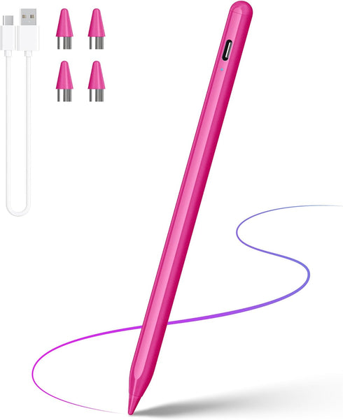 DRYMOKINI Stylus Pen, Active Stylus Pen Touch Screens Compatible for Android and iOS Tablet/Phones, Rechargeable Universal Stylus Pencil Compatibl...