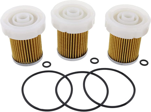 3 Pcs Fuel Filter with 6A320-59930 6A320-58830 for Kubota B1410 RTV900 L320 B3030 B7400 L3800DT L3800F RTVX1120DW RTVX1140R RTVX900W PF9911 33830 ...