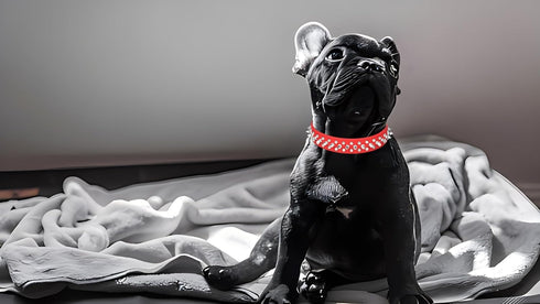Spiked Dog Collar Leash Set Leather Strap Mushroom Rivet Spiky Stud Spike Studded Pet Cat Xs Small Medium Large Dogs Girls Puppy Boy Terrier Kitte...