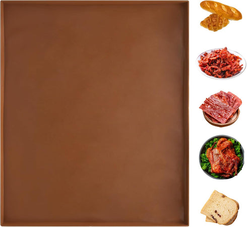 Silicone Dehydrator Trays Reusable Nonstick Silicone Tray Liner Compatible with Cosori CP267-FD Multi-purpose Silicone Trays for Fruit Vegetables ...