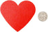 Playfully Ever After 1 to 6 inch Multi-Size Pack Stiff Felt Hearts 18pc (Red)...