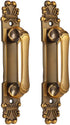 Yosoo Cabinet Door Handle, 2Pcs/Set European Style Antique Zinc Alloy Door Pull Handle Cabinet Hardware Accessory...