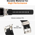 amBand Bands Compatible with Apple Watch 9/8/7 45mm, M1 Sport Series Rugged Durable Strap with Stainless Steel Connector to Match Watch's Metal Ca...