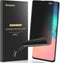 Galaxy S10 Plus Privacy Screen Protector, 2-Way Anti Spy Case Friendly Fingerprint Available Soft Film, Anti-Scratch Touch Precise Full Adhesive N...
